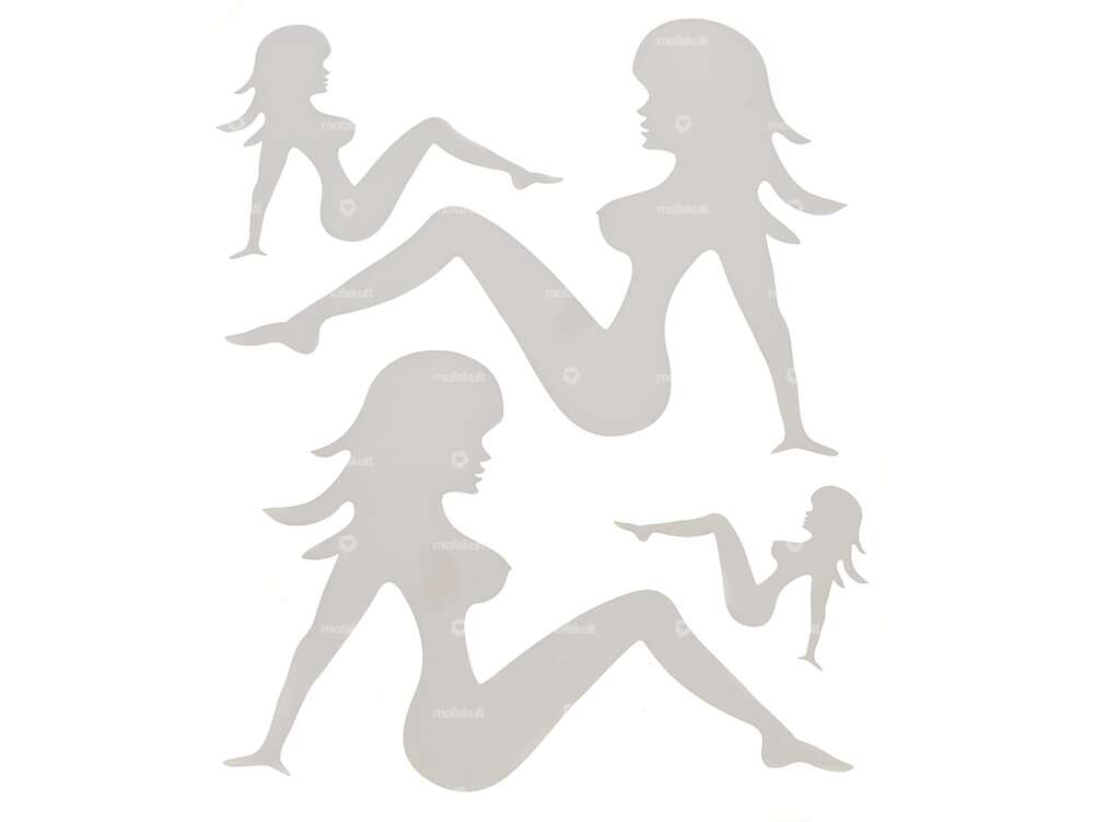 Kit de colle "Pin-up" blanc Carousel Image 1