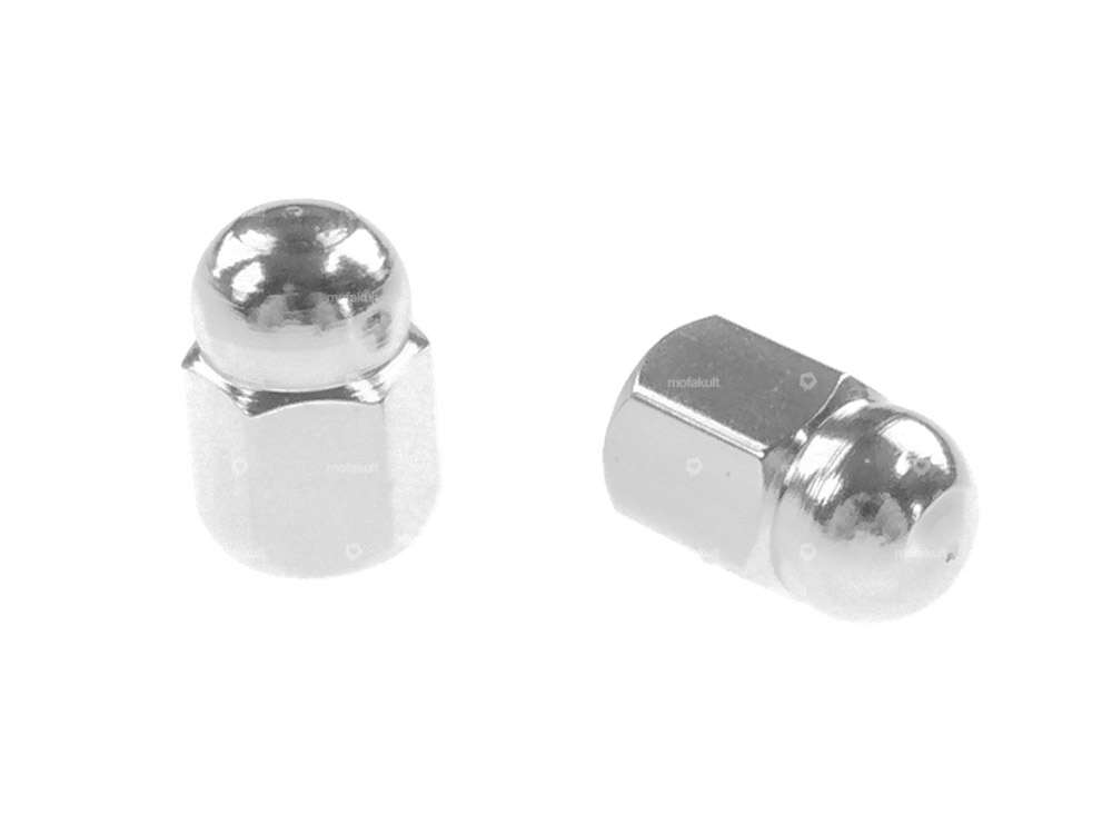 Valve caps Cap nut chrome Carousel Image 1