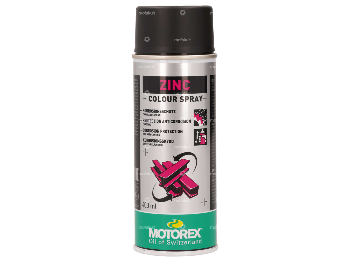 Motorex Zinc Colour Spray grau Korrisionsschutz 500 ml Carousel Image 1