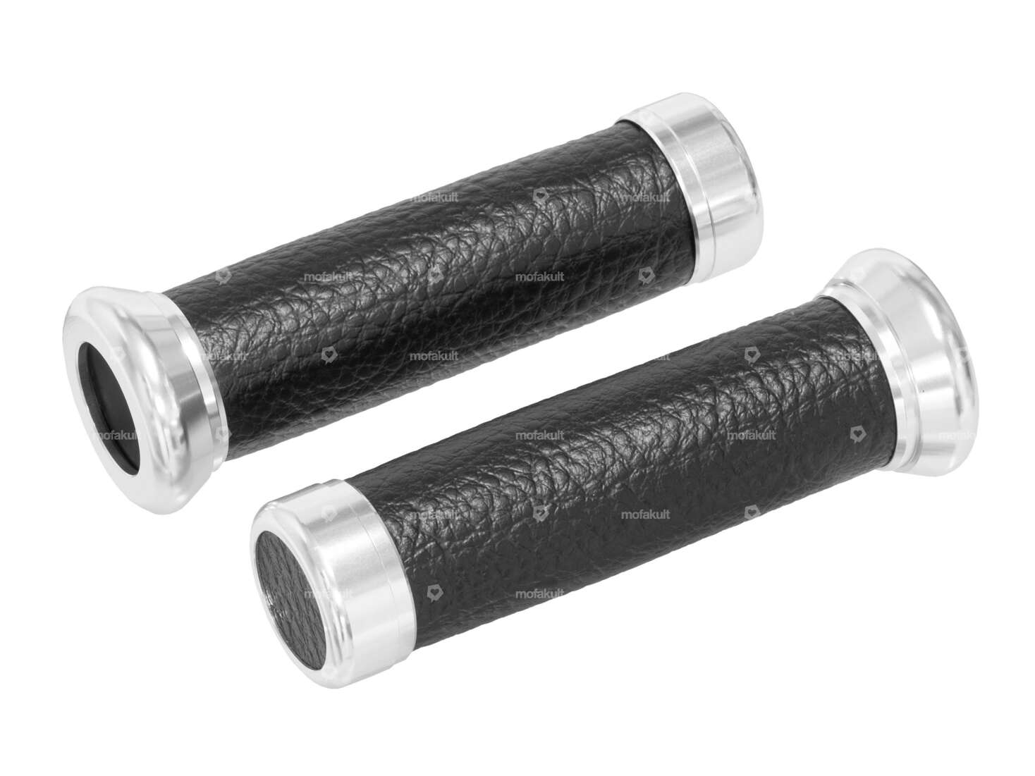 GPO Griffe Leder Alu schwarz Carousel Image 1