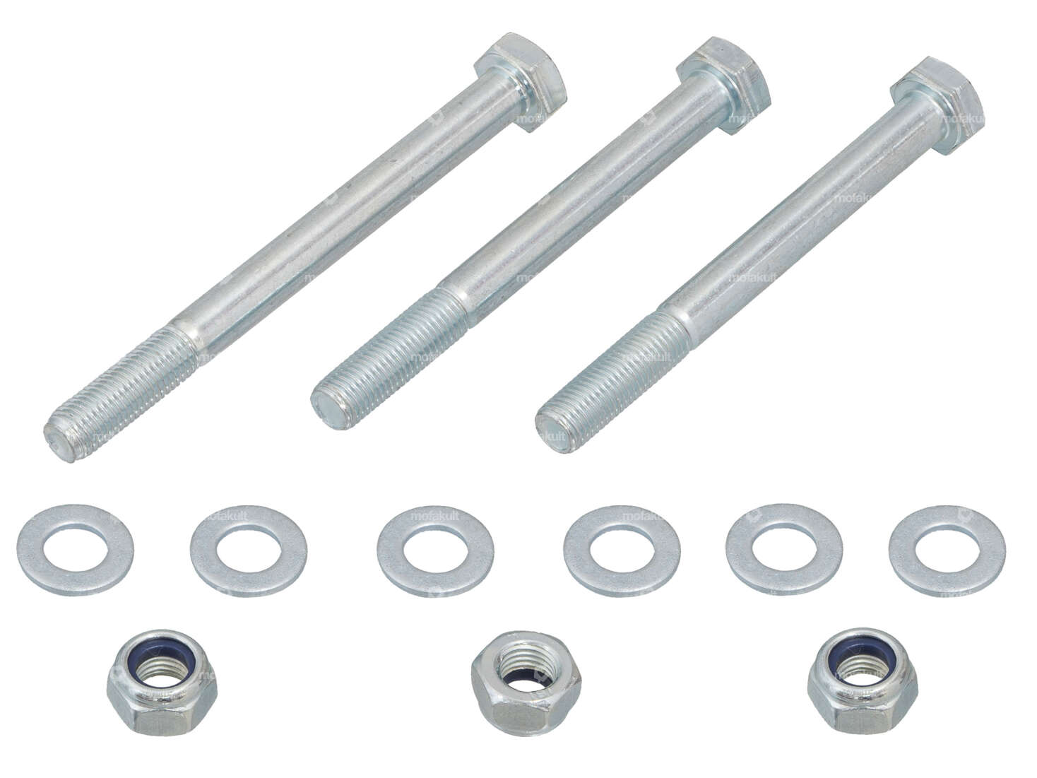 swiing® revival Set de vis à filetage fin pour fixation du moteur galvanisé | Puch Carousel Image 1