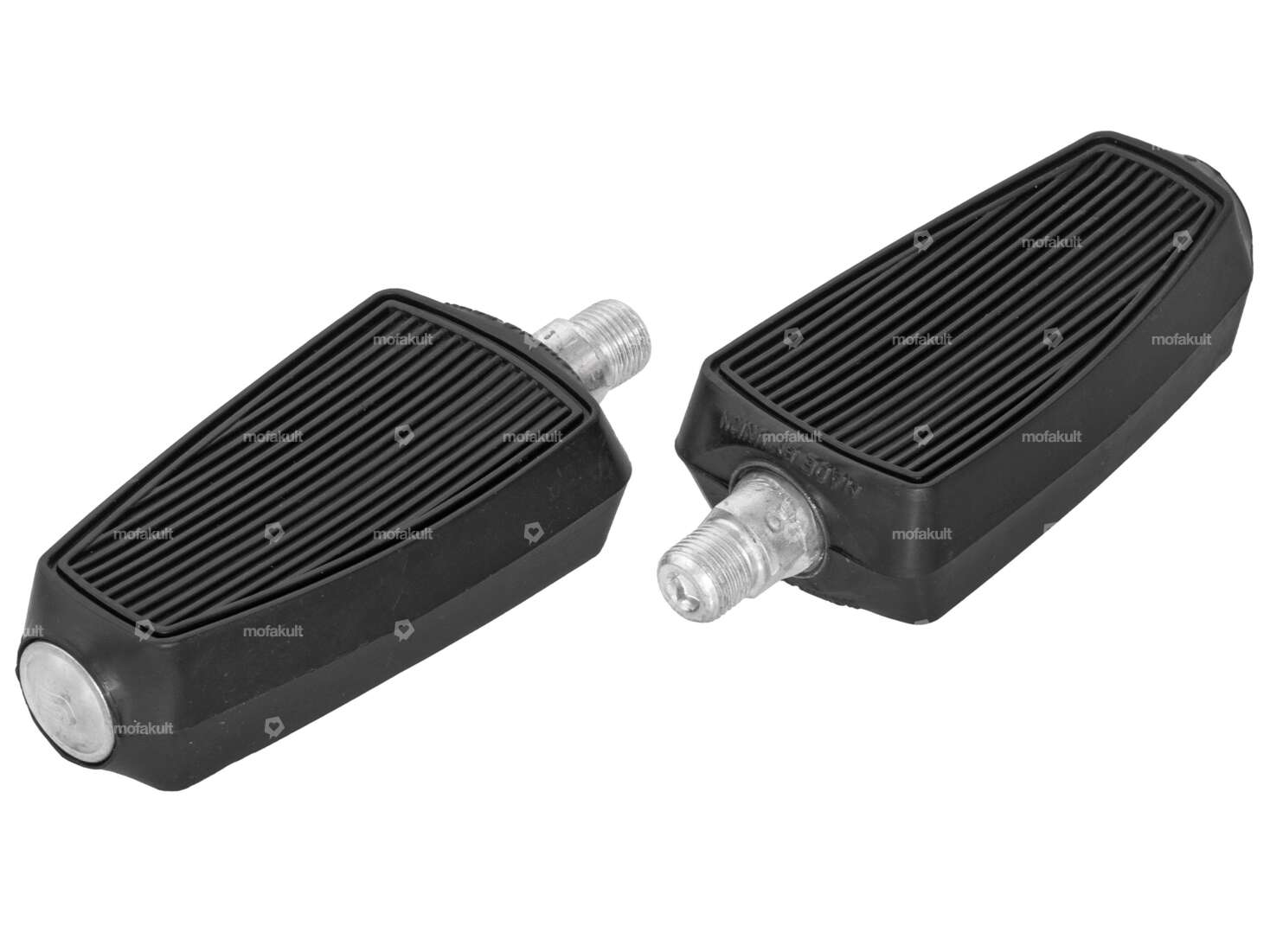 Union pedals plastic M14 x 1.25 black | Solex / Motobecane / Peugeot Carousel Image 1