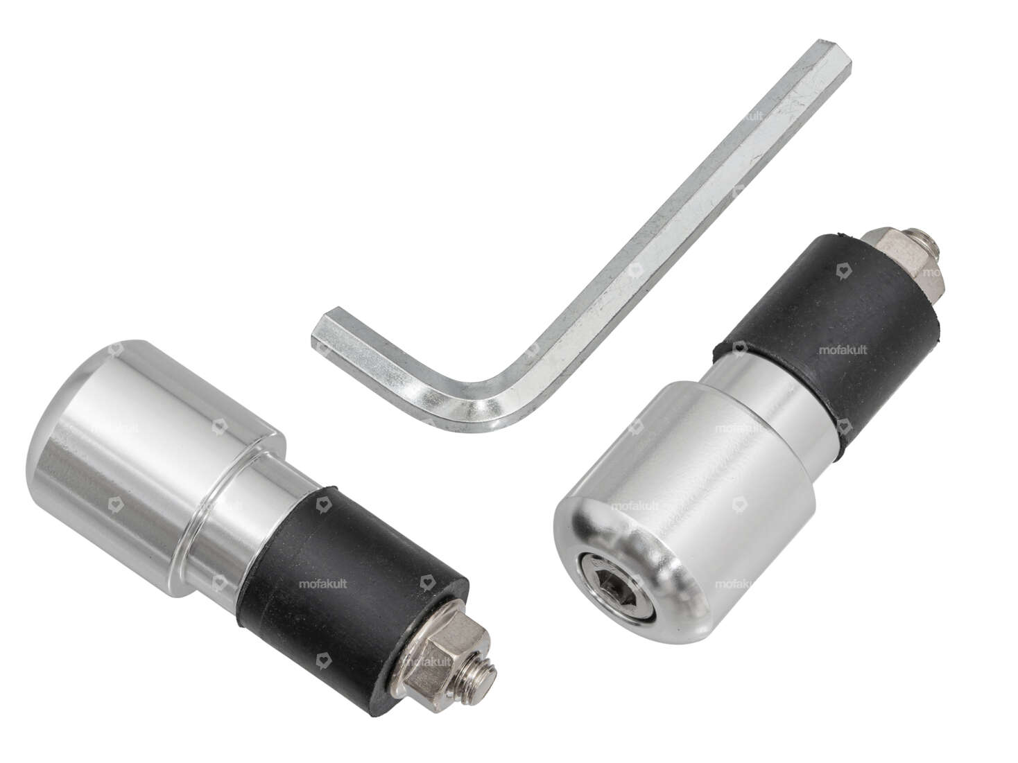 Perno manubrio GPO, alluminio lucido (2 pezzi) Carousel Image 1