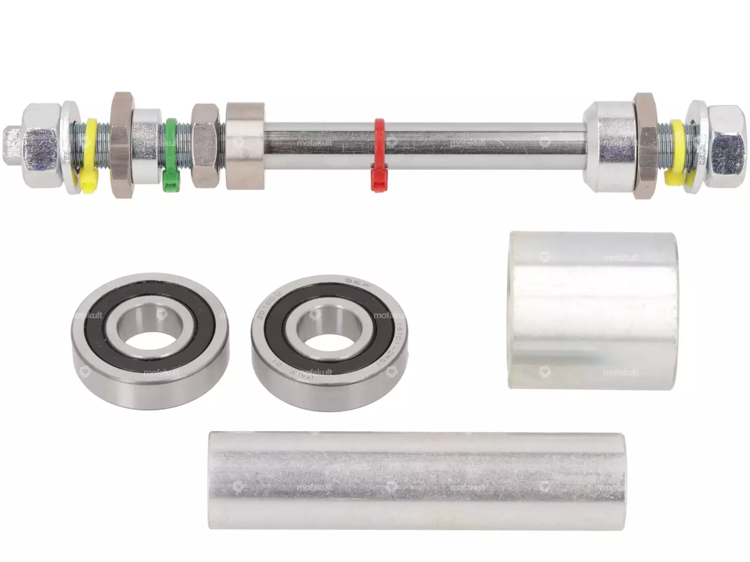 swiing® ingenious wheel axle with bearing conversion kit Snowflake rear ...