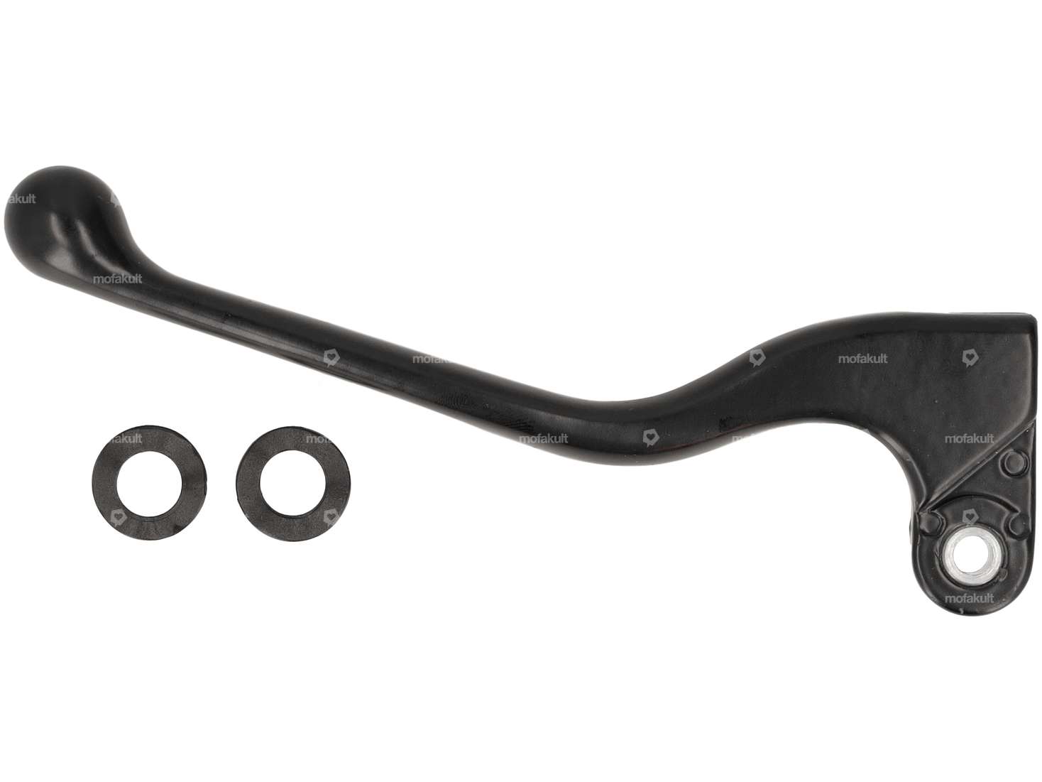 Domino levier de frein gauche court alu noir NOS Carousel Image 1