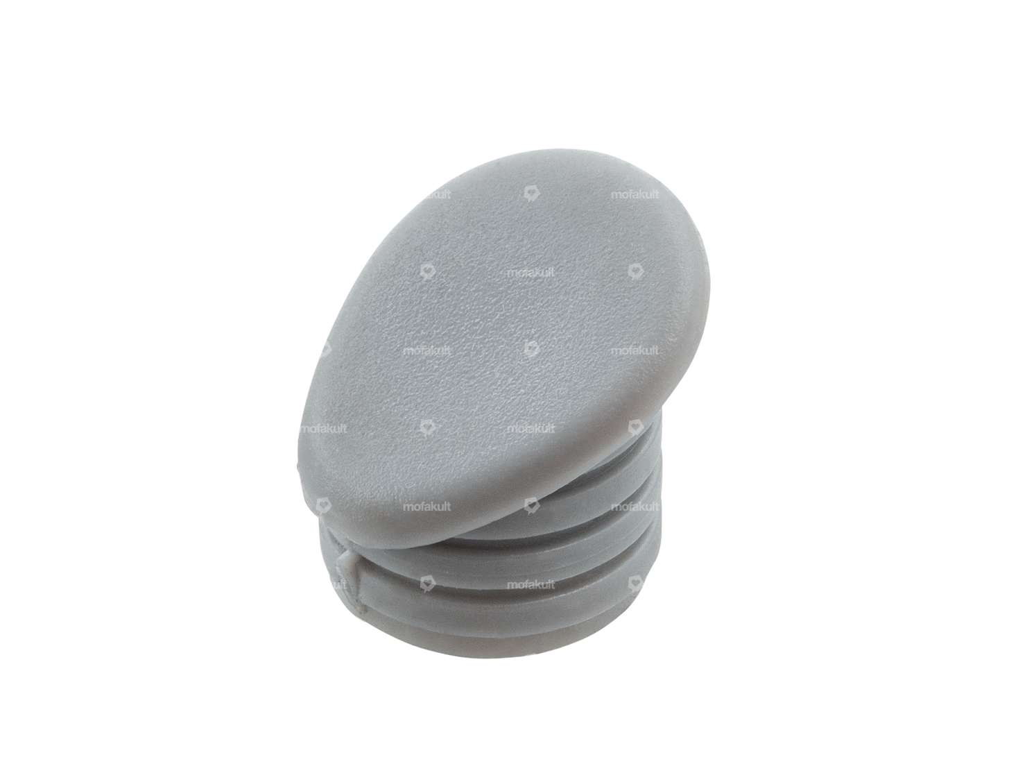 Tappo in gomma per attacco manubrio grigio Carousel Image 1