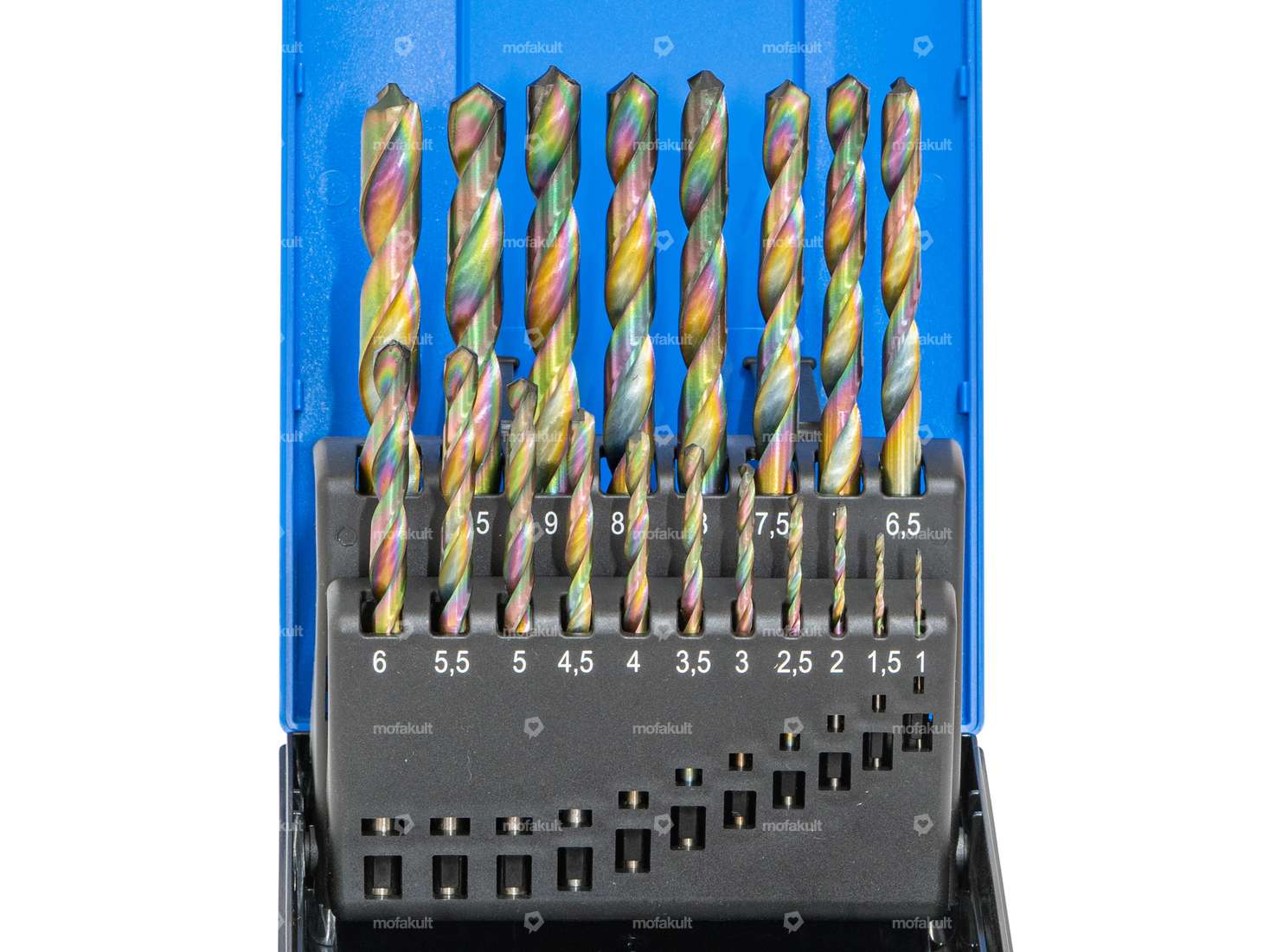 Set di punte elicoidali BGS da 19 pezzi HSS Carousel Image 2