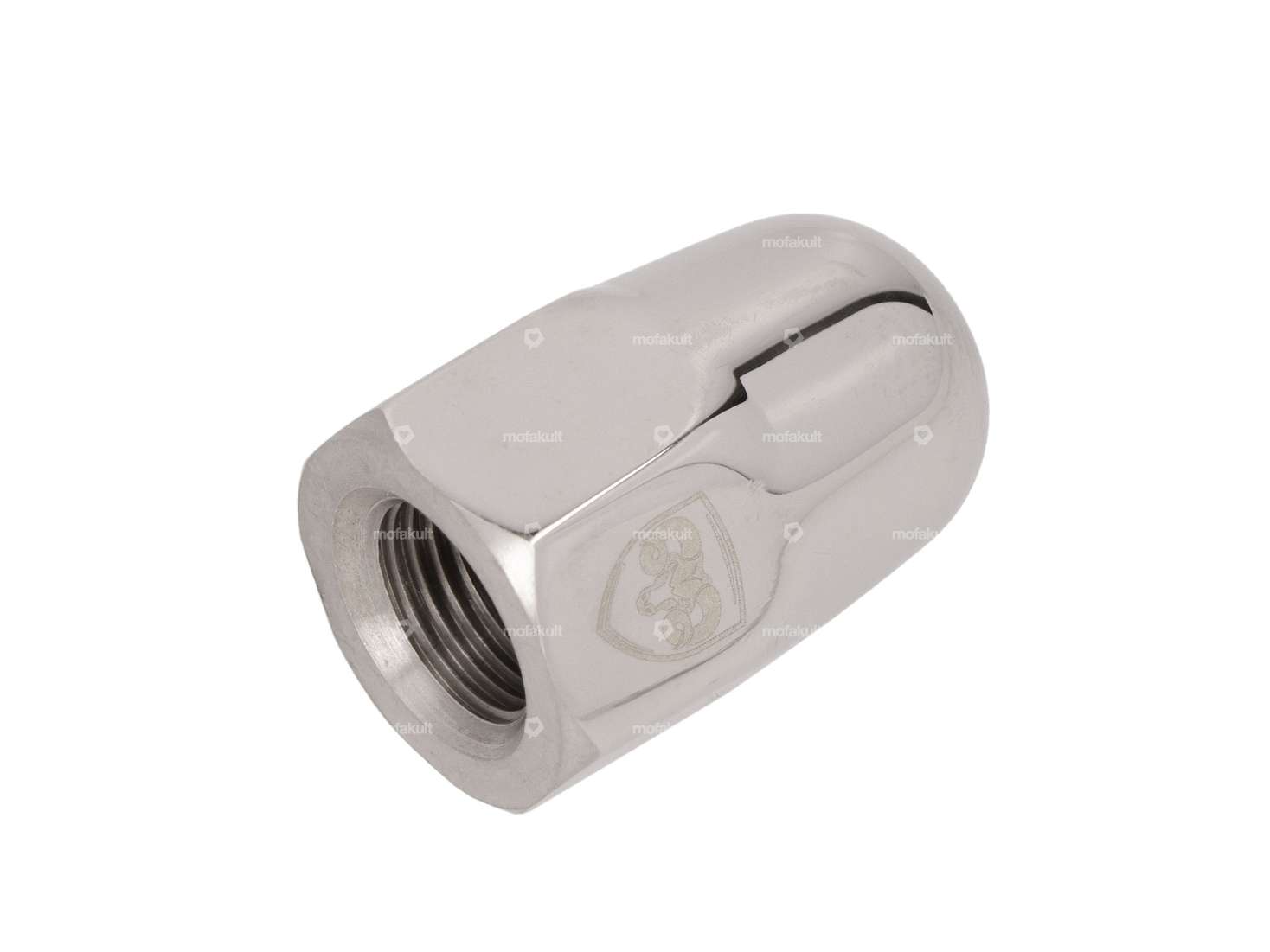 66HEROES Hutmutter M10.5x1 Rücktritt Inox poliert Carousel Image 2