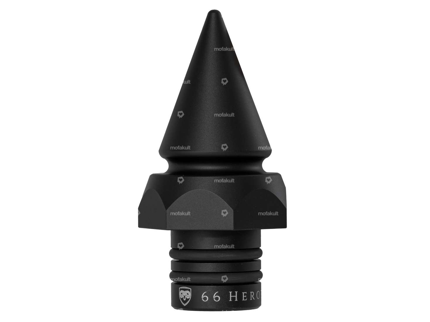 66HEROES Tank cap pointed black | Puch Carousel Image 3