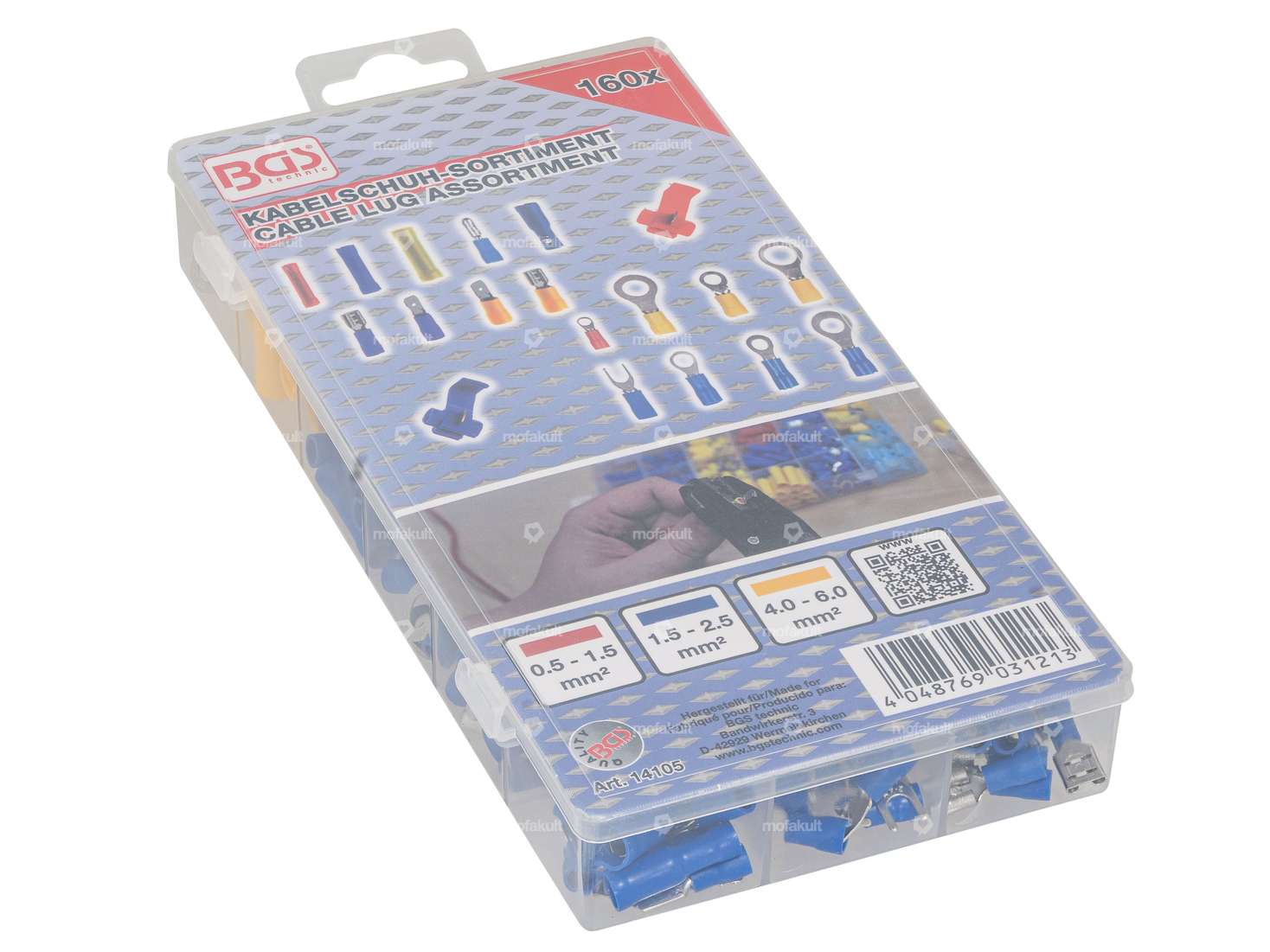BGS Kabelschuh-Set 160-tlg. Carousel Image 2