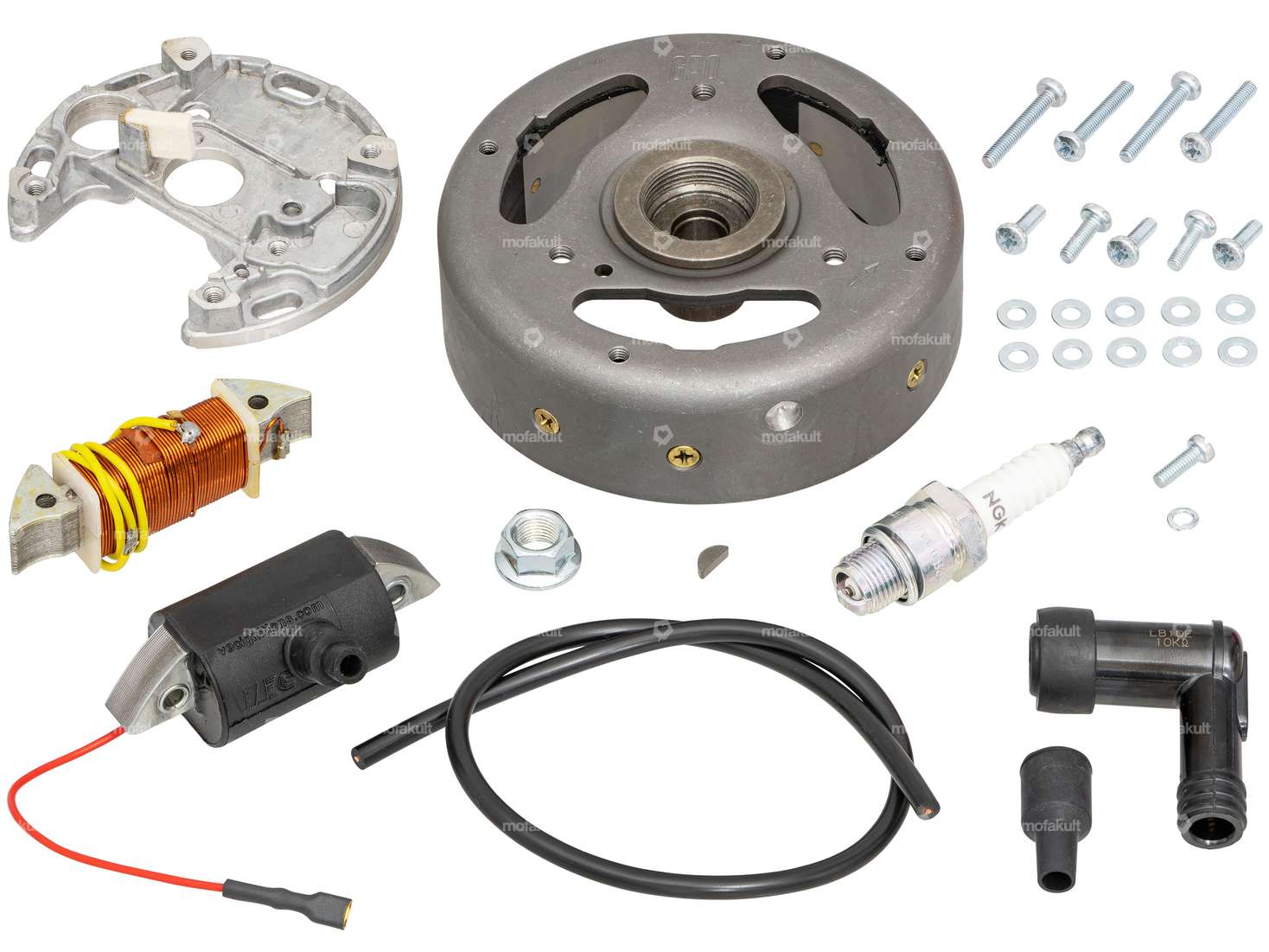 Set di accensione elettronica GPO / VEC in senso antiorario 6V | Puch / Sachs / Belmondo Carousel Image 2
