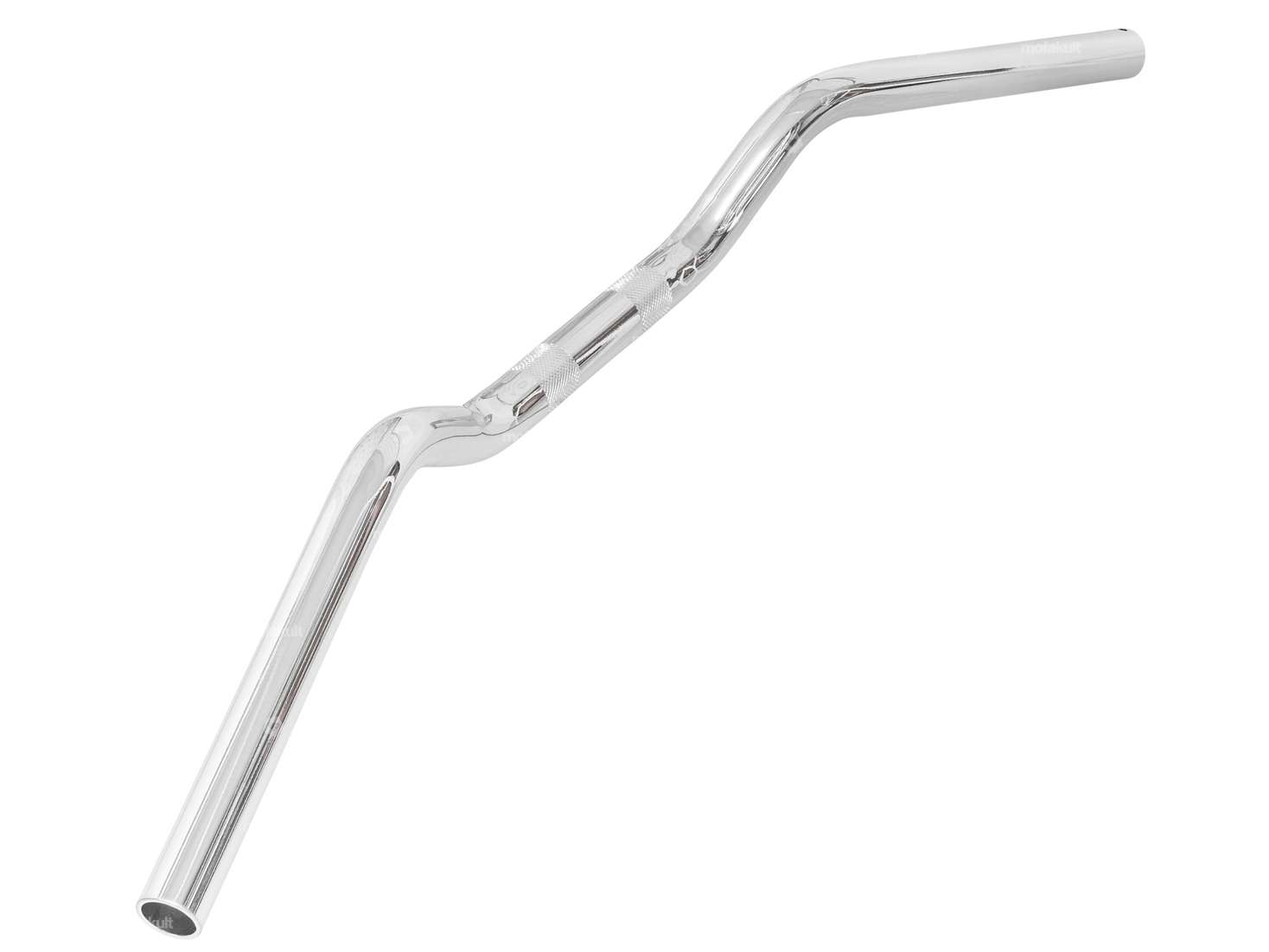 Piastra forcella manubrio 6 cm curva Street cromo Carousel Image 2