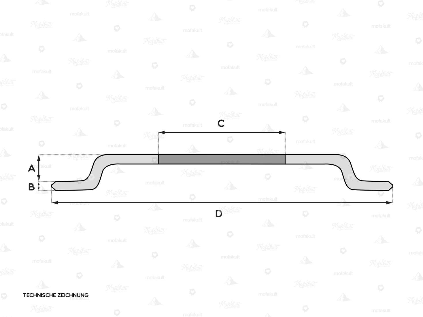 DMP sprocket 45 teeth galvanized | Puch Maxi, X30 NG-2AH Carousel Image 4