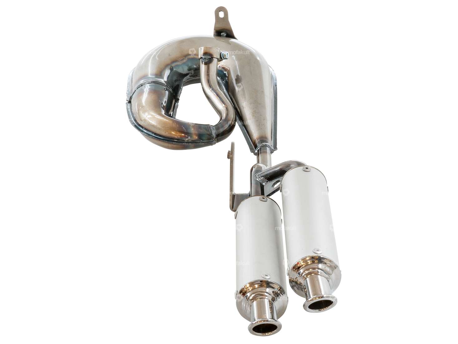 Scarico TECNO Circuit a doppio silenziatore | Piaggio Ciao, Bravo Carousel Image 6