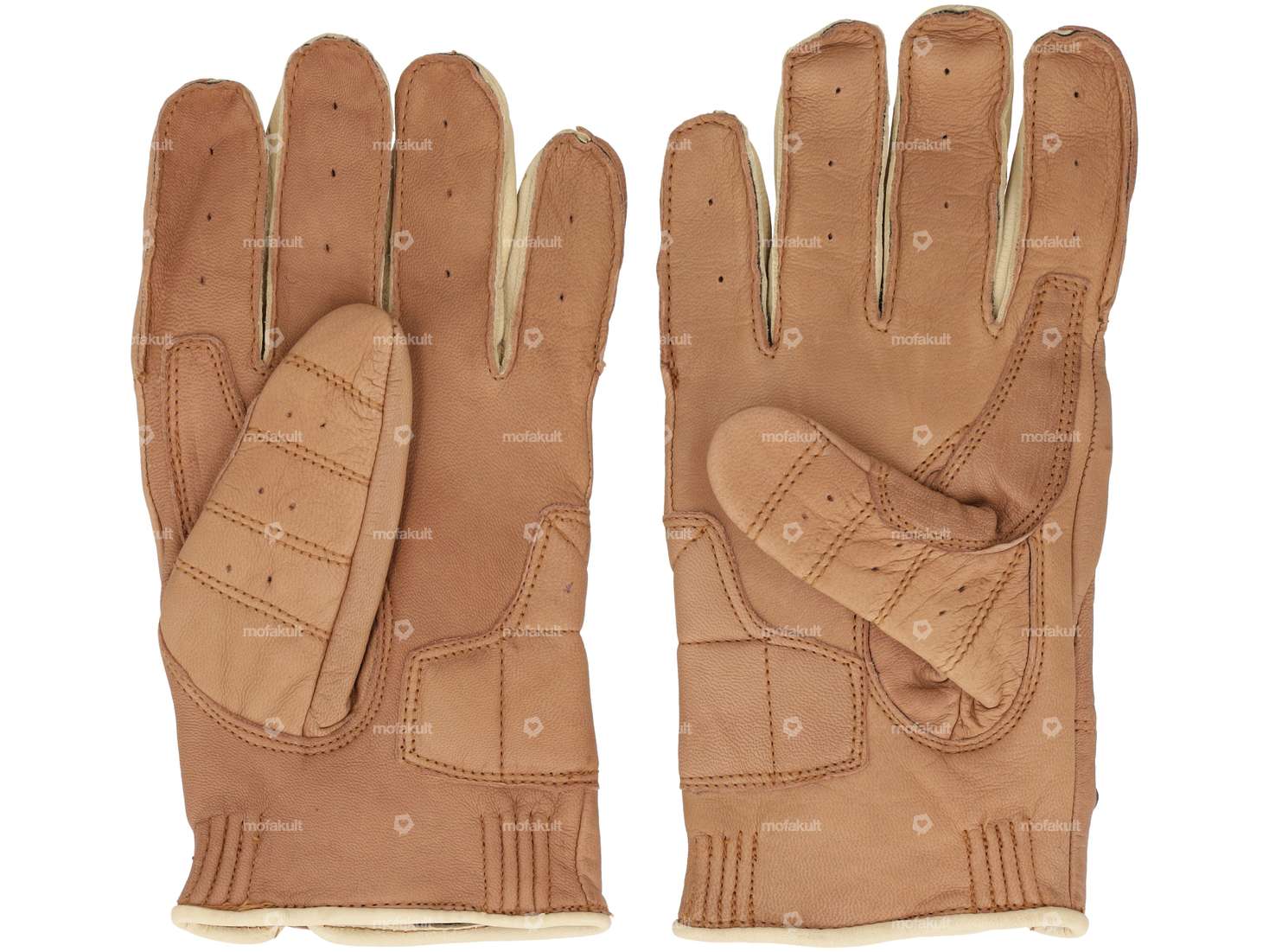 IXS Handschuh Leder braun Carousel Image 2