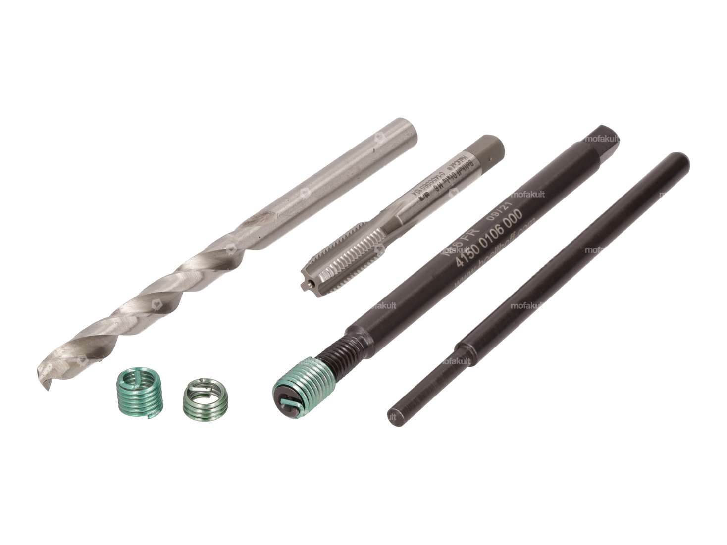 Set per la riparazione della filettatura HeliCoil M6 (utensile professionale) Carousel Image 3