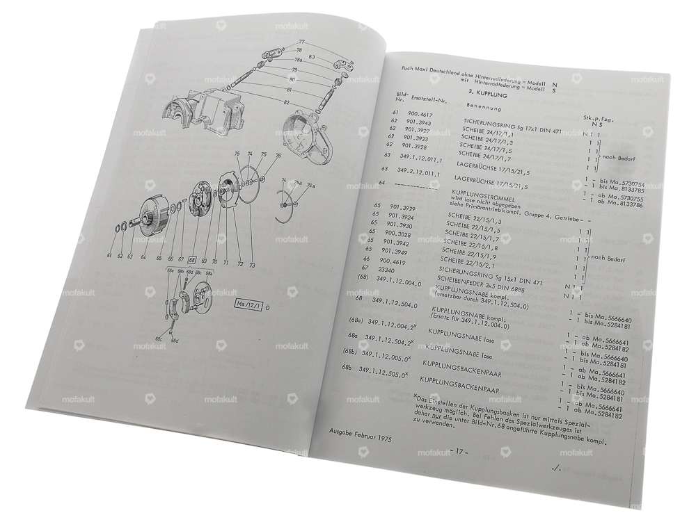 Ersatzteilkatalog | Puch Maxi S, N (DE) Carousel Image 3