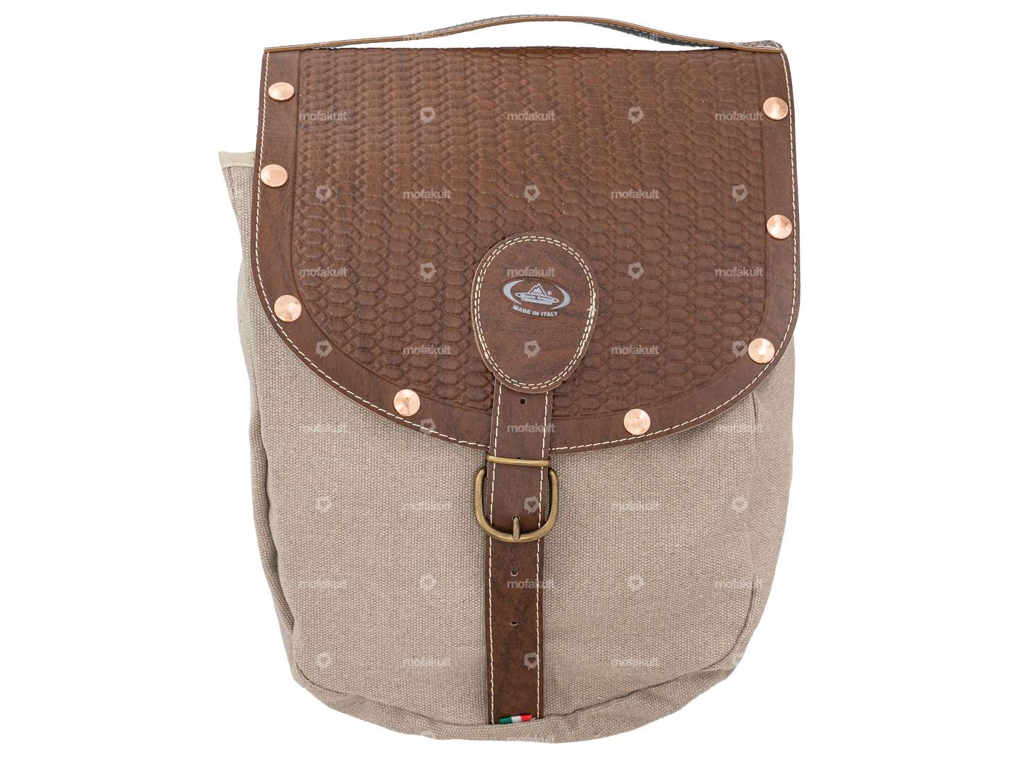 Gepäcktasche Oldschool braun Carousel Image 2