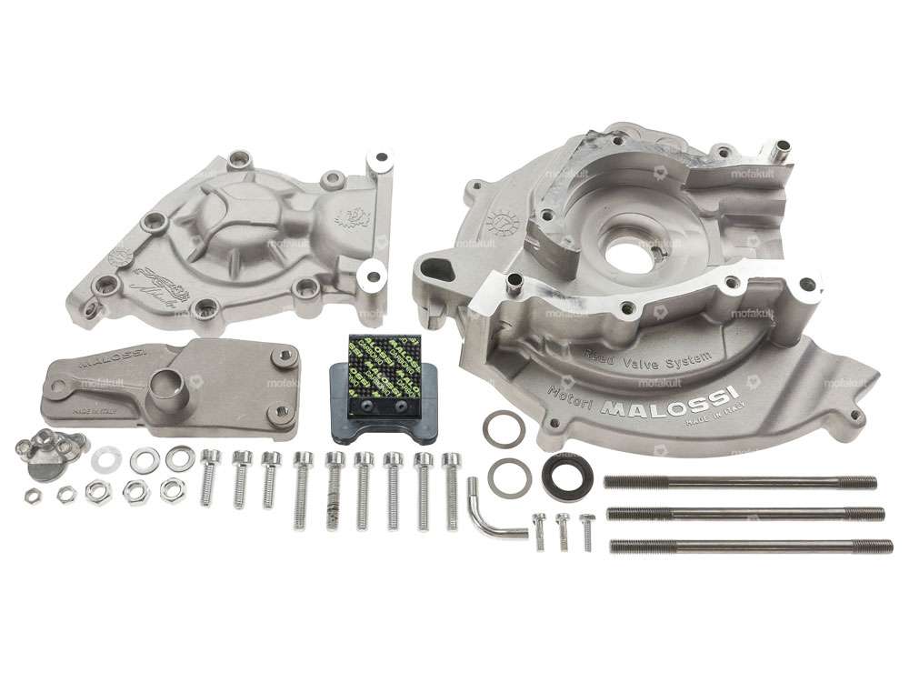 Malossi MP-One carter moteur allumage par rupteur | Piaggio Ciao, SI, Bravo, Boxer Carousel Image 1
