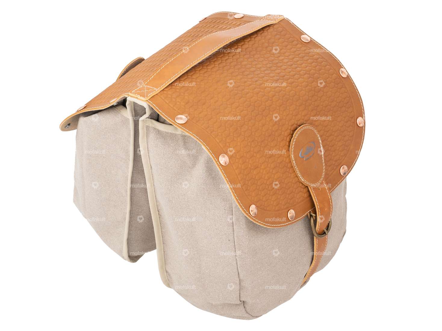 Borsa per bagagli Oldschool miele Carousel Image 1