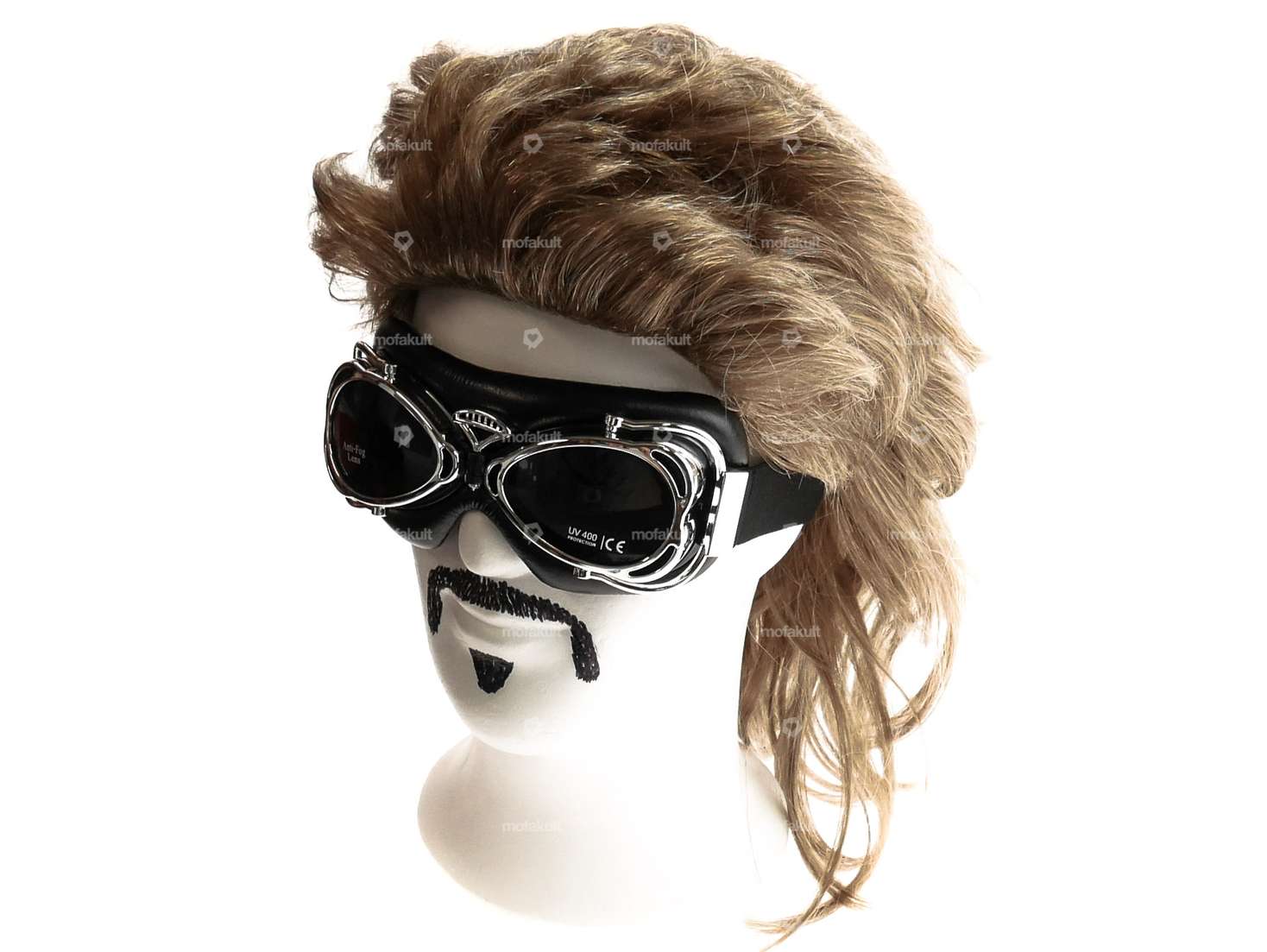 Aviator glasses vintage chrome Carousel Image 2