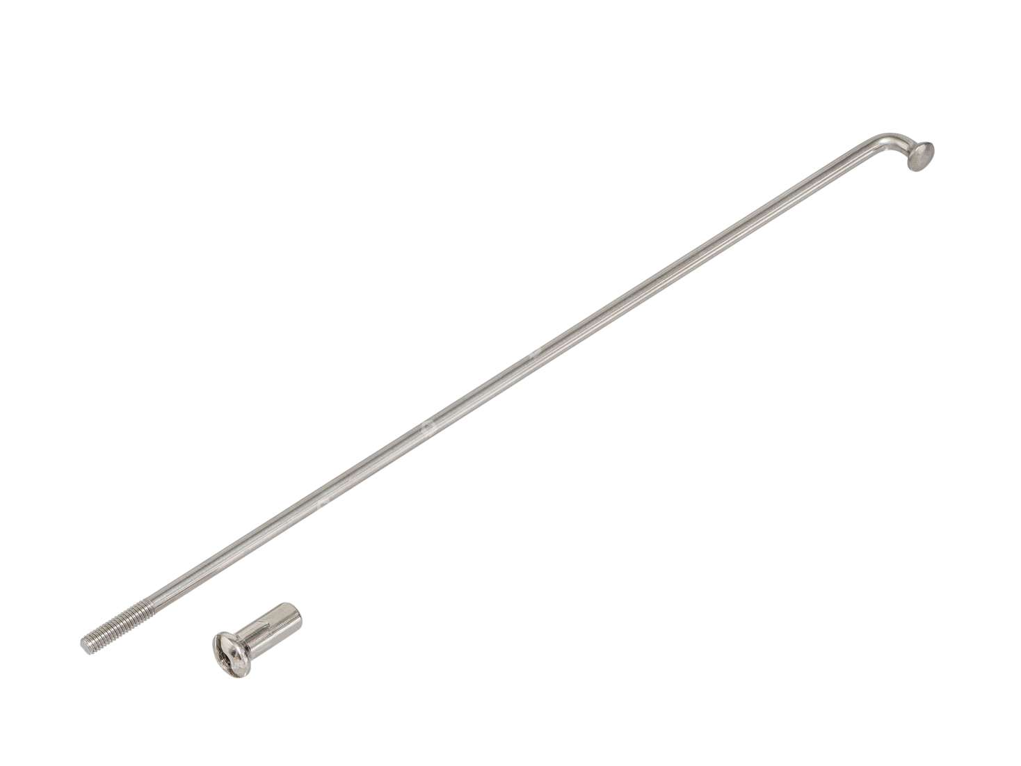 GPO Speiche einzeln inkl. Nippel (2.9 x 157 mm) Hinterrad Inox | Piaggio Ciao, Bravo, Boxer Carousel Image 1