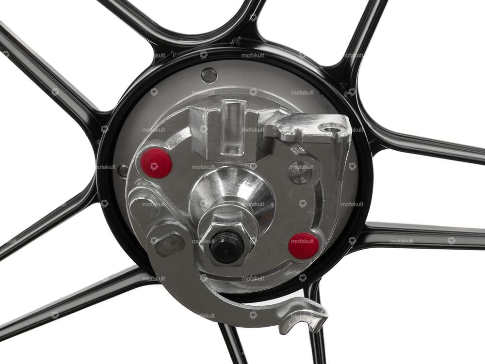 Set ruote anteriori in ghisa nere | Puch Maxi, Supermaxi, X30 NG-2AH Carousel Image 4