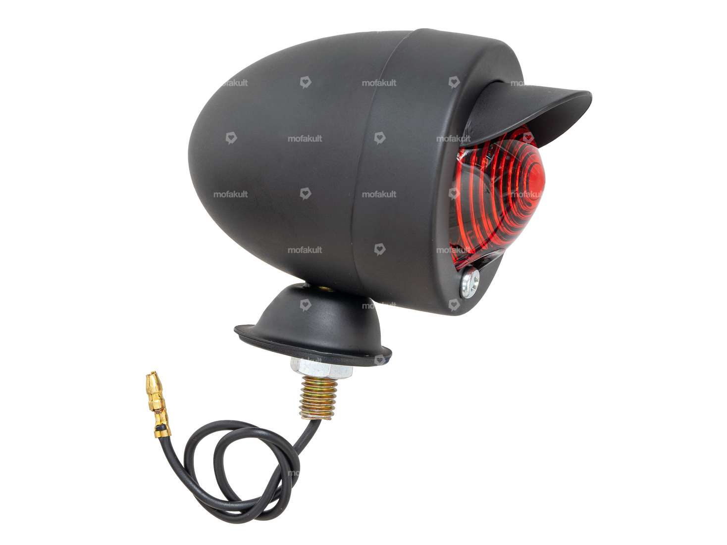 Fanale posteriore GPO "Arkansas" con spoiler nero opaco Carousel Image 1