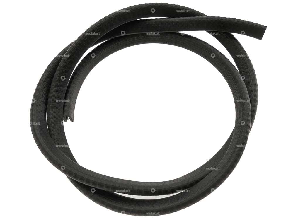 Edge protection 2.5 - 4 mm black reinforced (per meter) Carousel Image 1