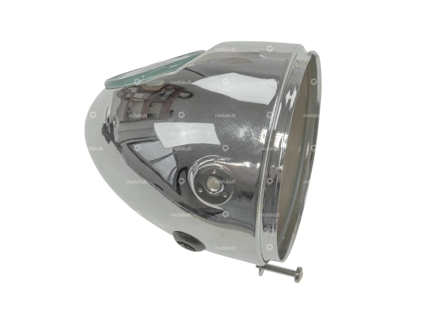 Lampentopf Eierlampe Ø 103 mm (seitliche Bef.) Chrom Carousel Image 1