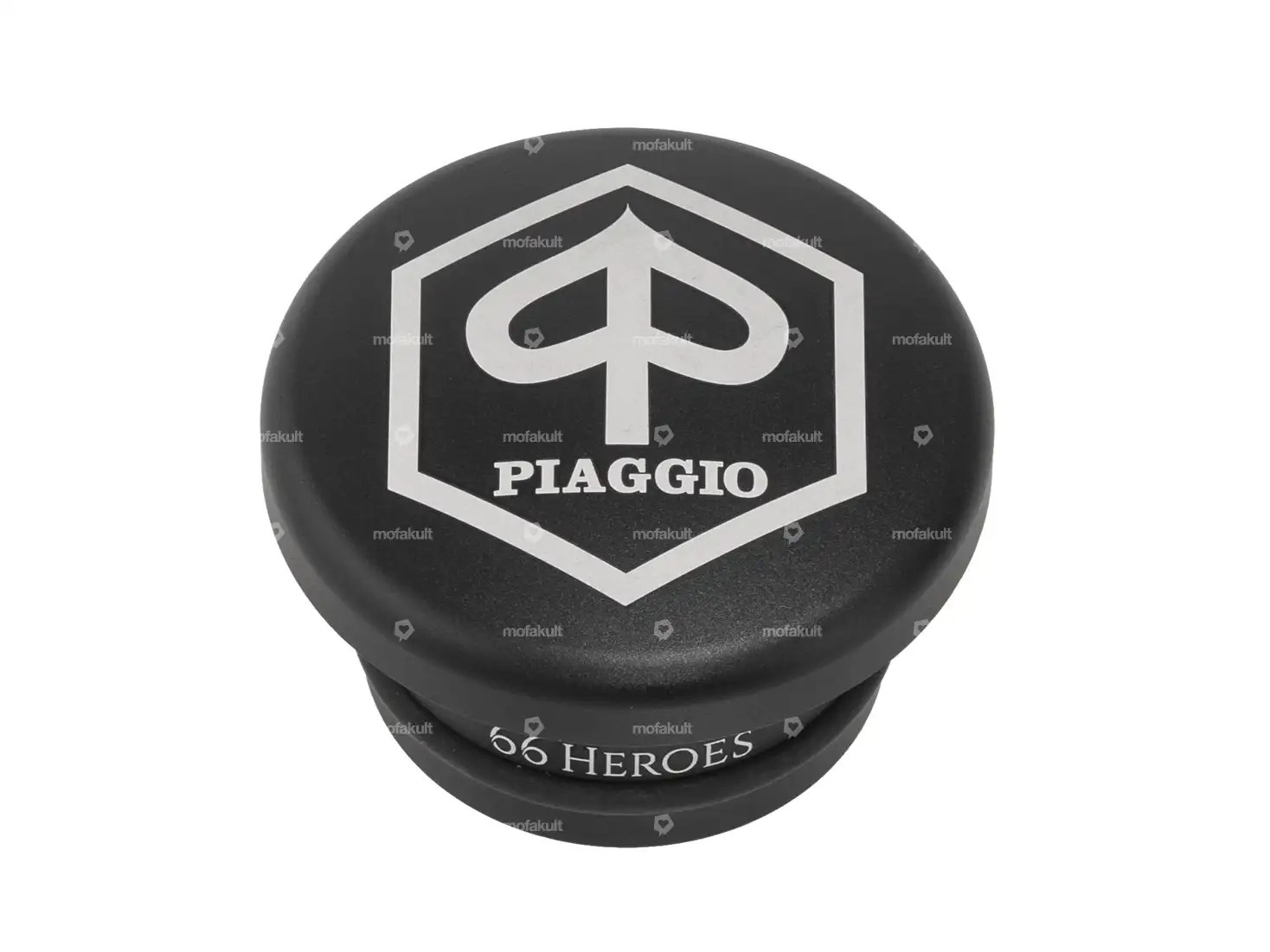 Piaggio Bouchon De Réservoir D'Essence D'Origine Noir - Compatible Scooters Piaggio