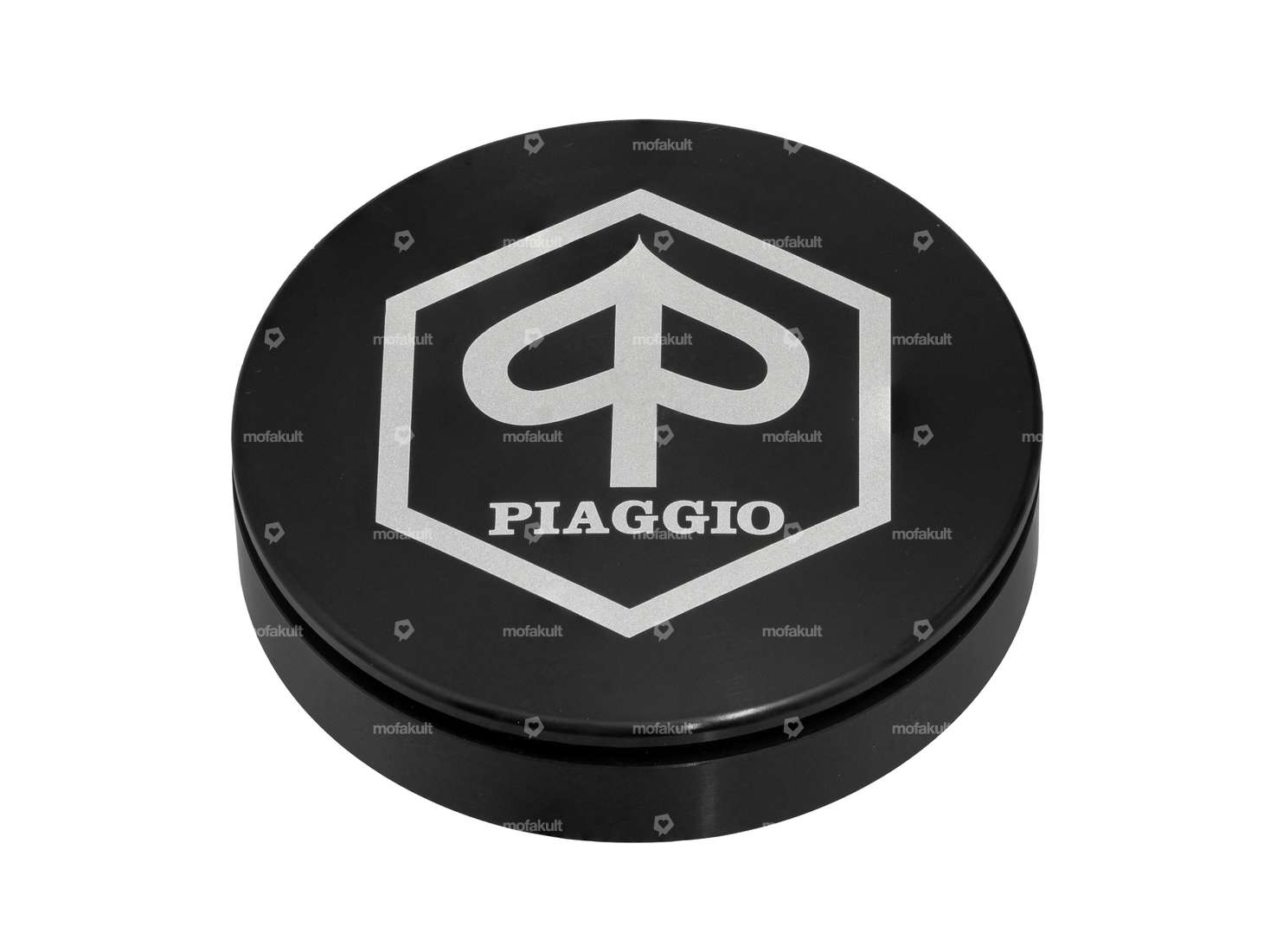 66HEROES Tachoblende Ø 48 mm «Piaggio» schwarz | Piaggio Ciao, SI, Bravo, Boxer Carousel Image 1