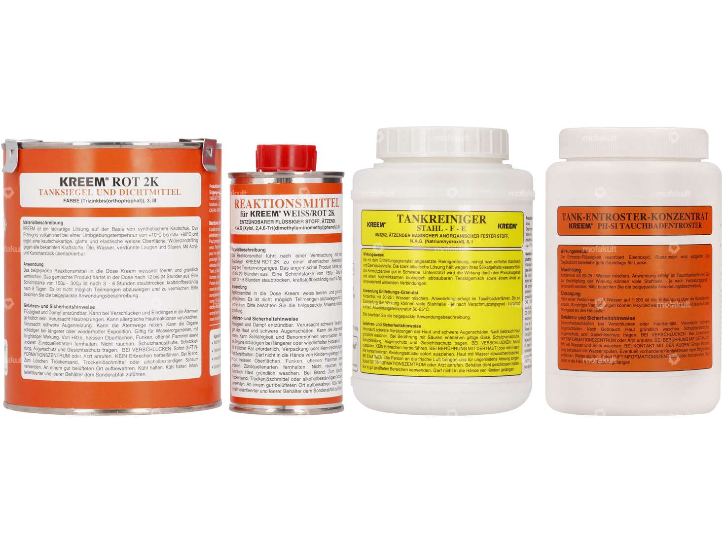 KREEM tank sealing set red 2K for 25 L tank Carousel Image 1