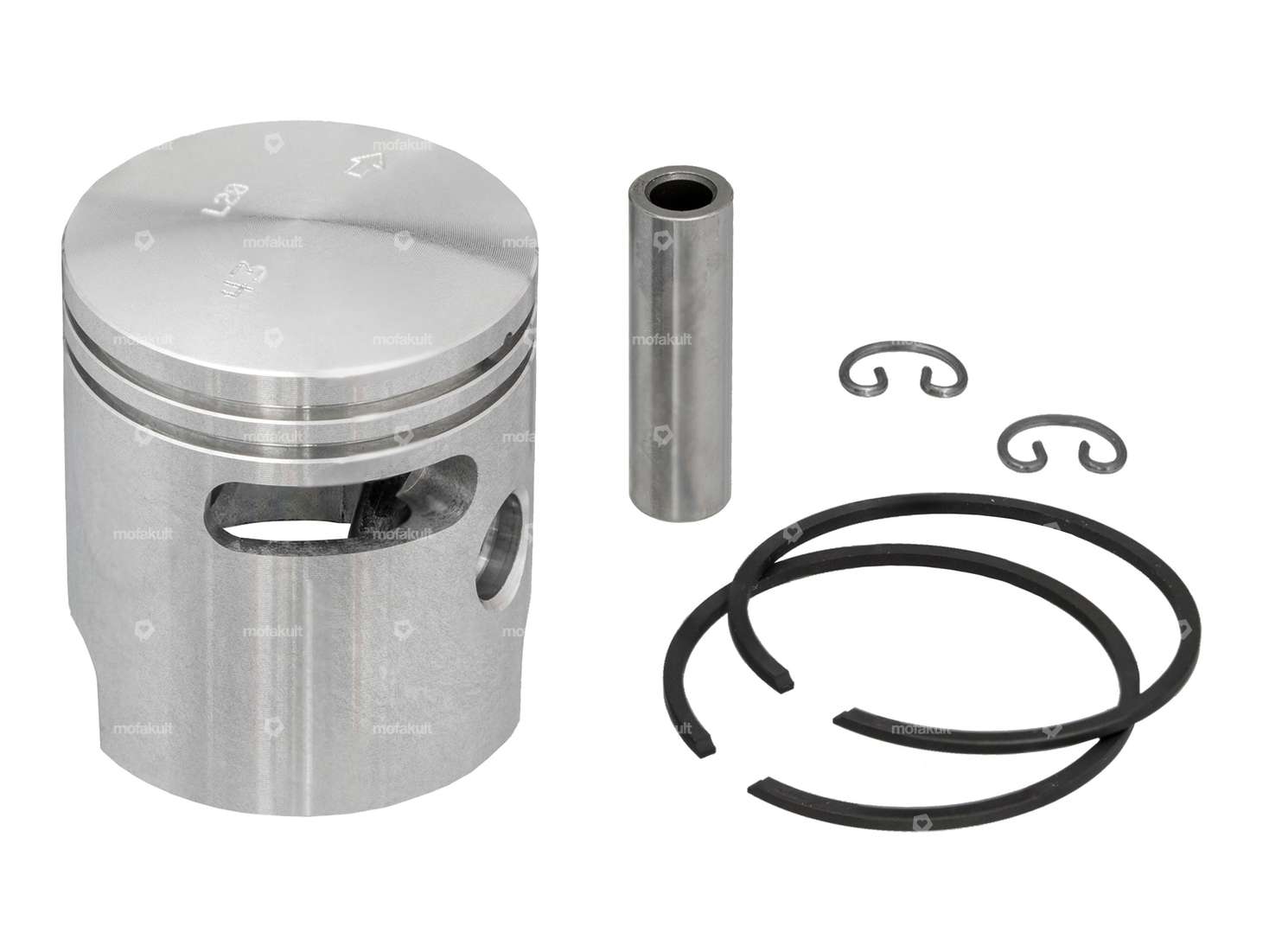 Meteor piston 43 mm Polini cylinder (10 mm KoBo) | Piaggio Ciao, SI, Bravo, Boxer Carousel Image 1