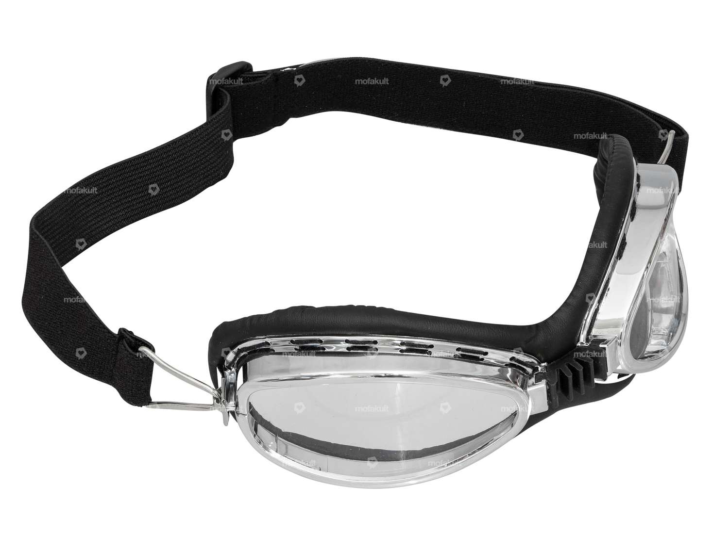 Aviator glasses narrow chrome Carousel Image 1