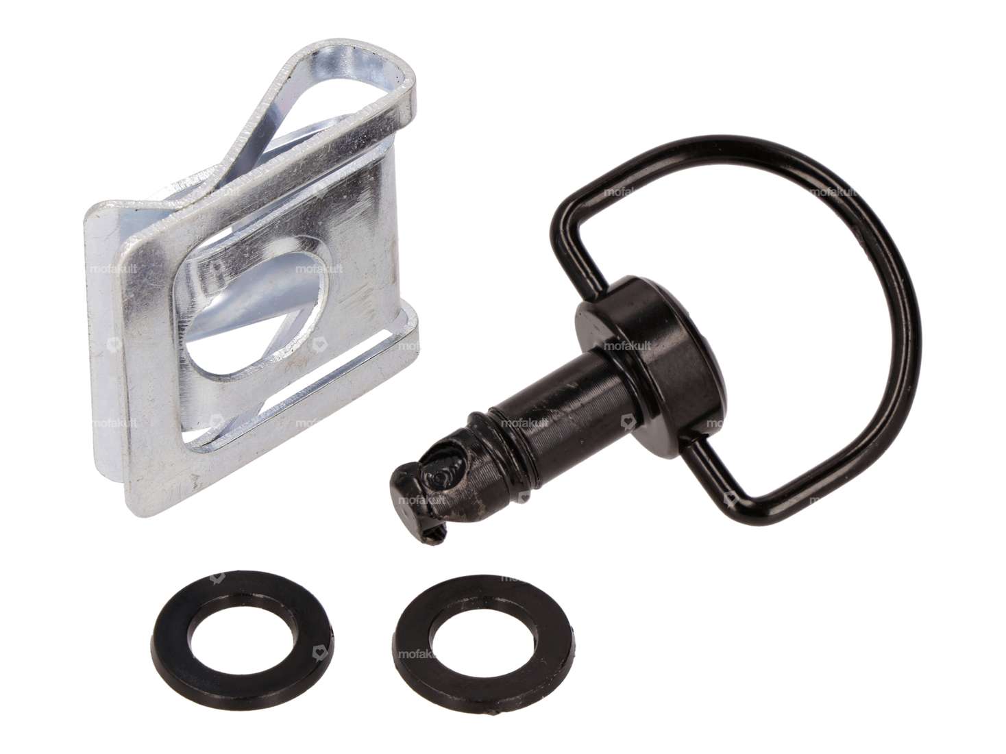 Staffa a sgancio rapido nera Carousel Image 1