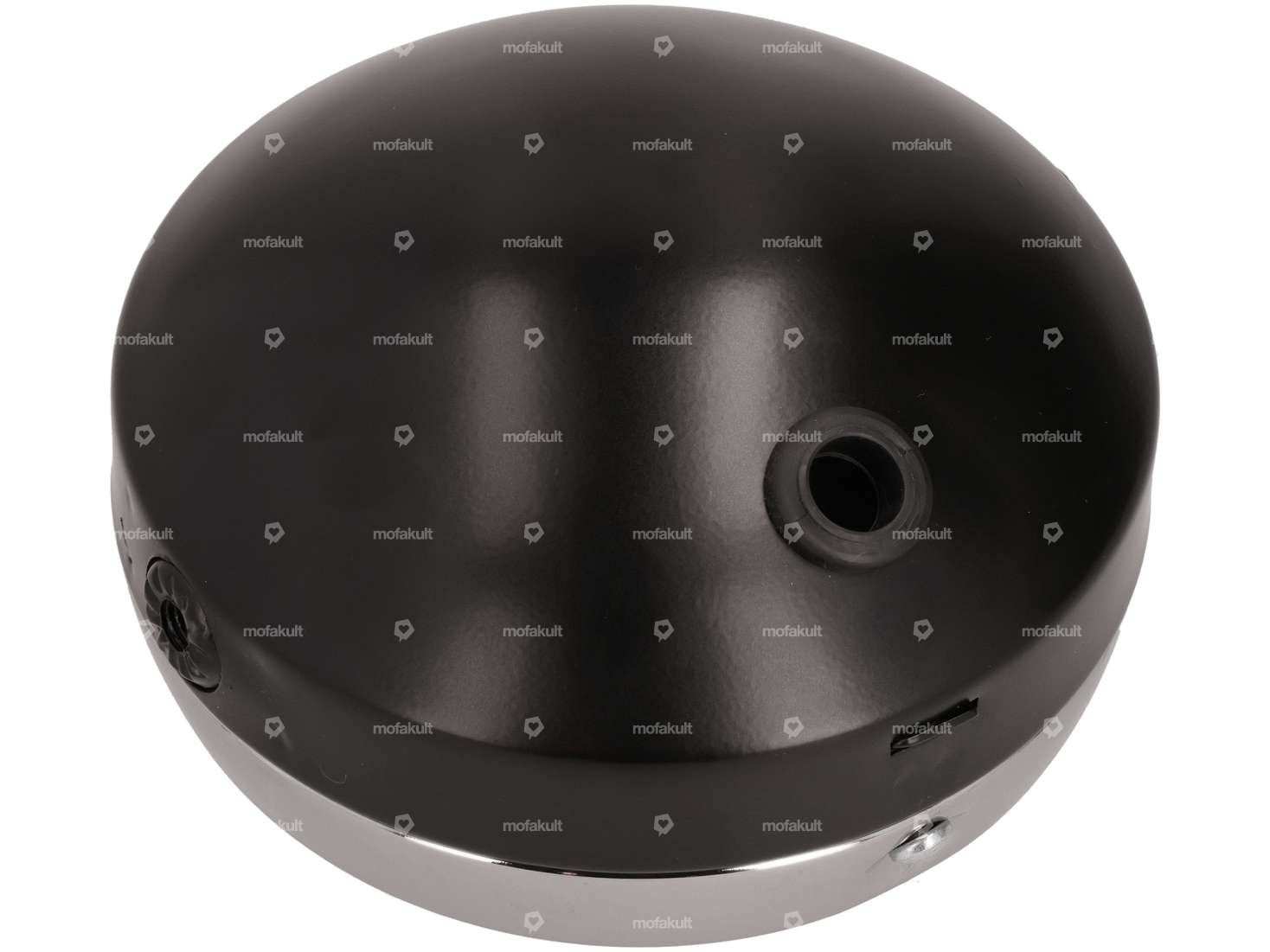 GUIA spotlight round yellow glass Ø 14 cm chrome / black Carousel Image 2