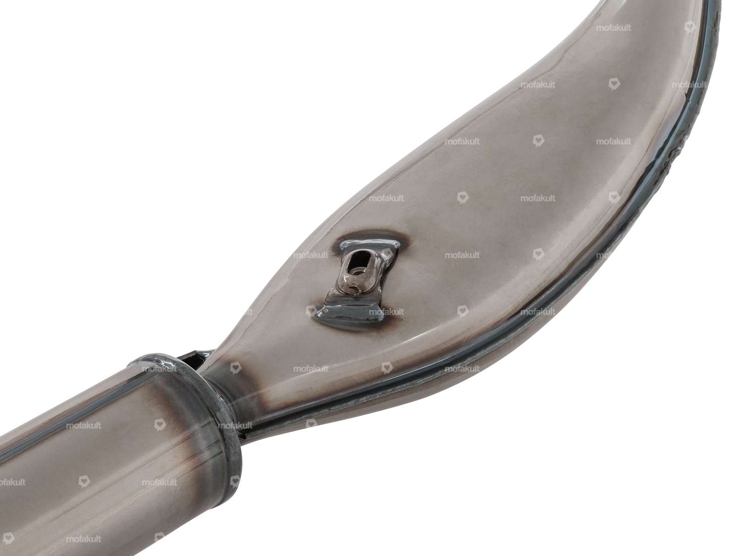 TECNO Auspuff «flat belly» blanco | Puch Maxi Carousel Image 2