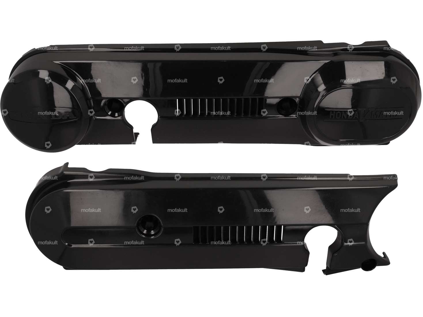 Protezioni laterali nere | Honda Camino (Hobbit) PA50 Carousel Image 1