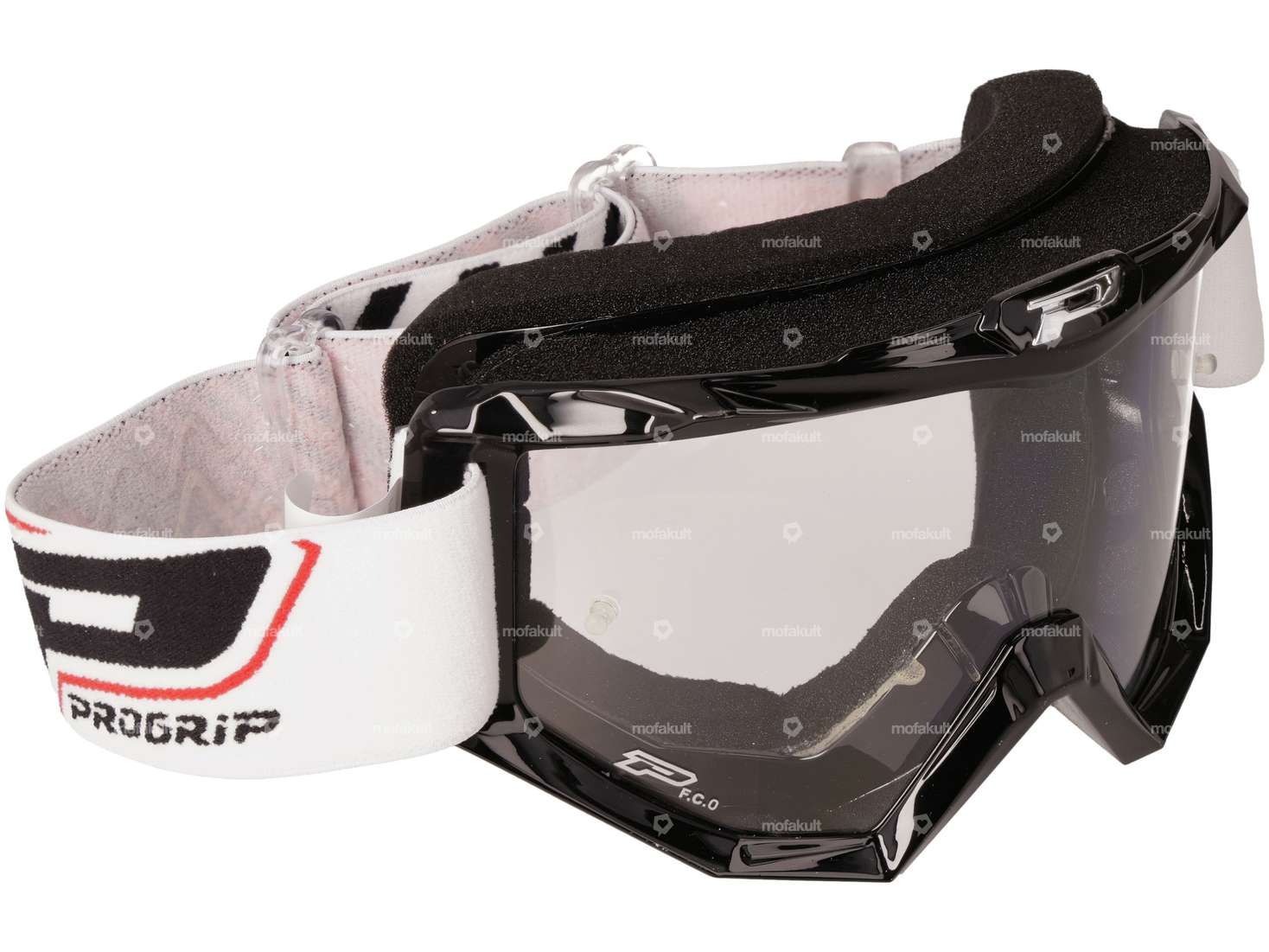 Lunettes ProGrip MX 3301 noir / blanc Carousel Image 1