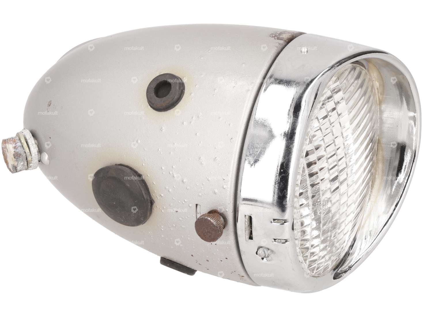 Union egg lamp Ø 92 mm with damage (center mounting) silver NOS Carousel Image 2