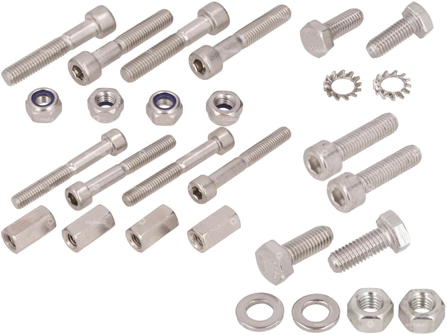 swiing® revival Schrauben-Set EBR Gabel «Staco» & «Jumpy» Inox | Pony GTX, Cross 521 Carousel Image 1