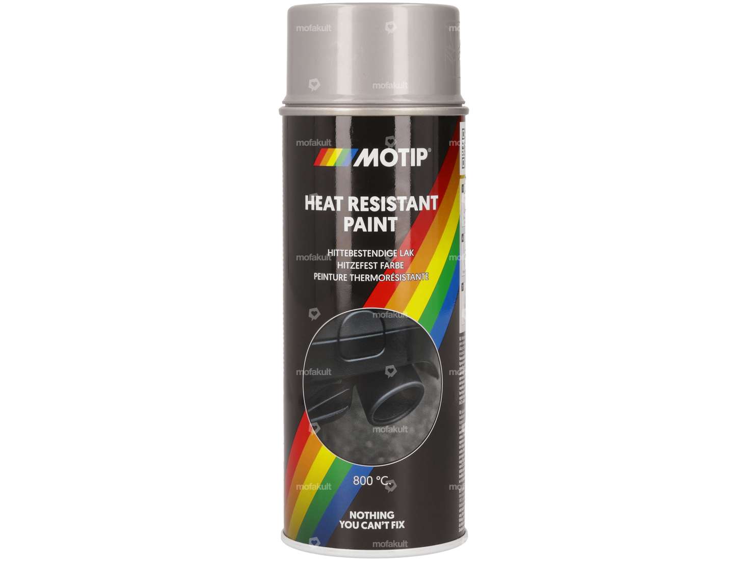 MOTIP heat-resistant paint silver 400 ml Carousel Image 1