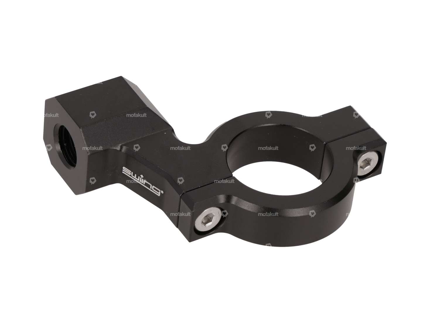 swiing® ingenious mirror mount M10 alluminio nero Carousel Image 2