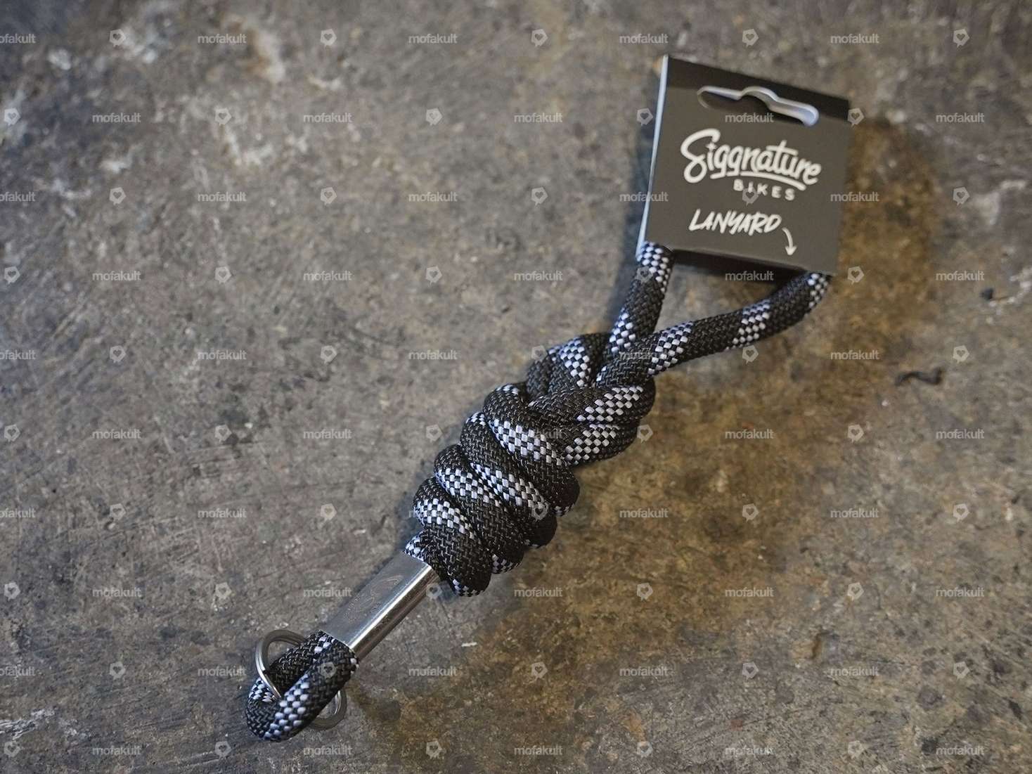 Lanyard Siggnature noir / gris Carousel Image 2