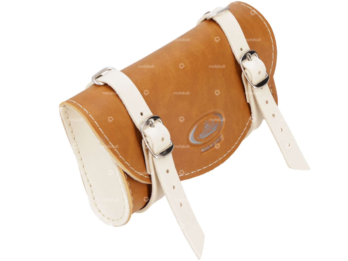 Satteltasche «Classic» hellbraun / creme Carousel Image 1