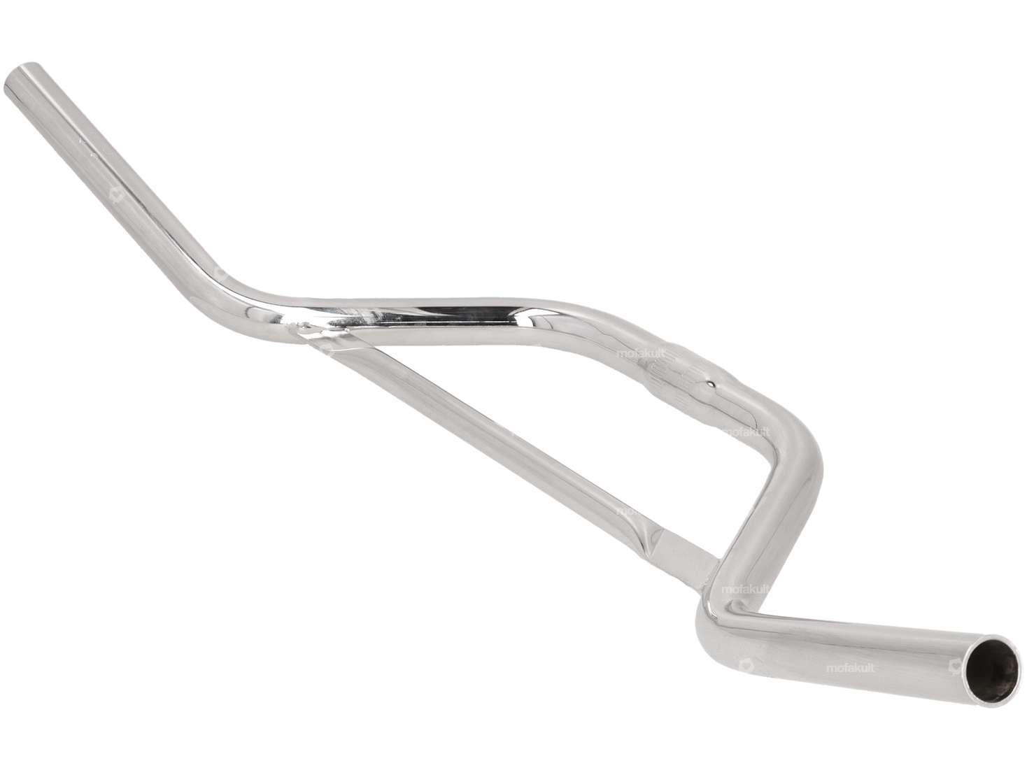 Handlebar stem 15 cm curved with chrome strut Carousel Image 2