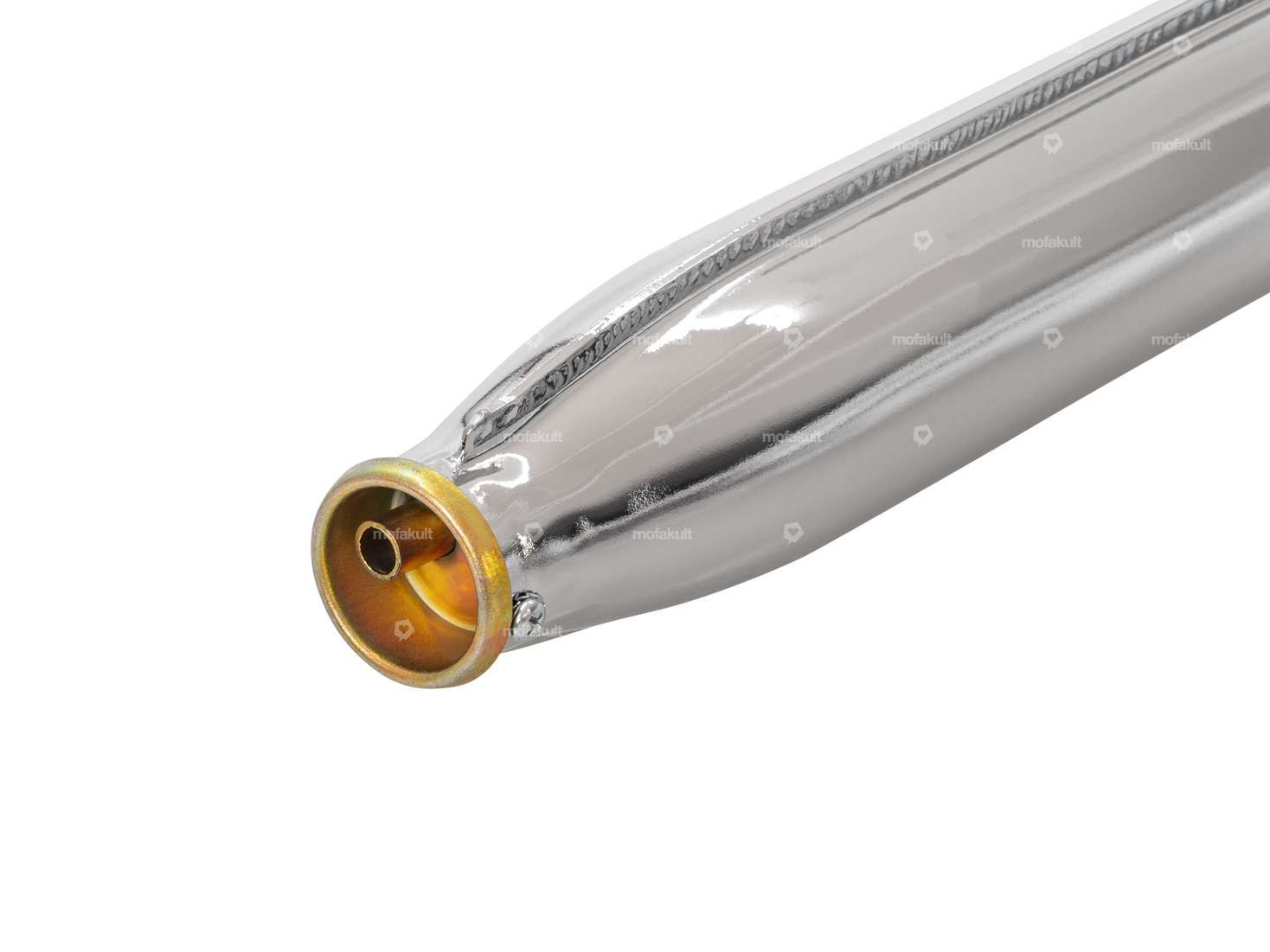 Auspuff 25 mm gerader Auslass Chrom | Tomos Carousel Image 4