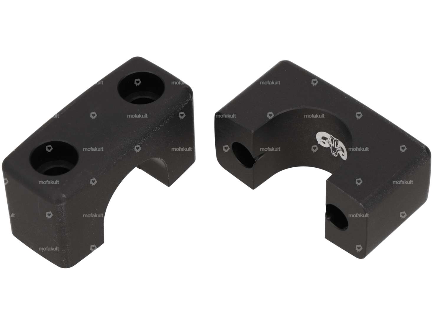 66HEROES Ponts à pinces en aluminium noir | Puch Carousel Image 1