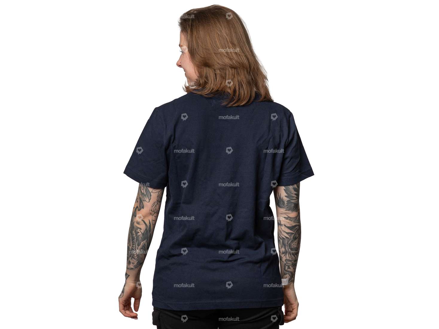 mk-Merch T-Shirt "PIAGGIO" bleu Carousel Image 3